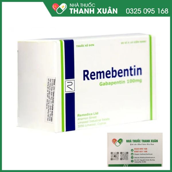 Remebentin 100 thuốc giảm đau hiệu quả